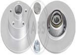2X Disco Freno A.B.S. 18165C Per Renault Megane Iii Grandtour (KZ0/1) 86 2Mm