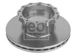 2X Disco Freno Posteriore Febi Bilstein 10989 Per Man L2000 124Mm 17 1Kg 330Mm