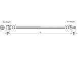 Metzger 4110272 Tubo Freno Per Mini Hatchback (R50, R53) Cabrio (R52)