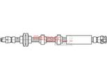 Tubo Freno 560Mm Metzger Per Lancia Kappa (838_)