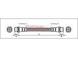 Metzger 4112824 Tubo Freno Per Opel Corsa C Hatchback (X01)