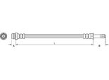 Tubo Freno 161Mm Metzger Per Ford Mondeo Iv