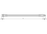 Tubo Freno 469Mm Metzger Per Renault Clio Iii