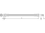 Tubo Freno 398Mm Metzger Per Volvo V50 (545)