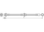 Tubo Freno 556Mm Metzger Per Nissan Almera Ii