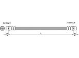 Tubo Freno 318Mm Metzger Per Audi A6 C6