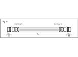 Metzger 4114770 Tubo Freno Per Renault Clio Iii Hatchback (BR0/1, CR0/1) Kangoo (KC0/1) Modus / Grand Modus (F/JP0) Kangoo Express (FC0/1)