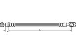 Tubo Freno 294Mm Metzger Per Vw Passat B5.5