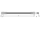 Tubo Freno 278Mm Metzger Per Bmw 5 (F10)