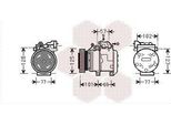 Van Wezel 8200K208 10PA17C Compressore Climatizzatore Pag 46 R134A Per Hyundai Tucson (Jm) Per Kia Sportage (Je, Km)
