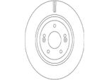 2X Disco Freno Trw DF7592 Per Hyundai Ix35 (Lm El Elh) Per Kia Cee'd (Jd)