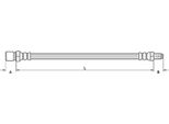Tubo Freno 281Mm Metzger Per Outlander Ii