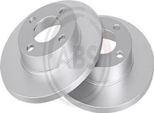 2X Disco Freno A.B.S. 15745 Per Audi 80 (89 89Q 8A B3) 90 (89 89Q 8A B3)