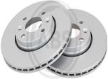 2X Disco Freno A.B.S. 18155 Per Furgone MERCEDES-BENZ Citan (415) 44Mm