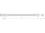 Tubo Freno 487Mm Metzger Per Audi Q5 (8RB)
