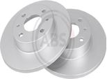2X Disco Freno A.B.S. 15857 Per Ford Ka (RU8) Per Fiat Panda (169) 500 (312)
