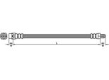 Tubo Freno 420Mm Metzger Per Mini Mini (R56)