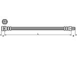 Metzger 4110149 Tubo Freno Per Mazda 5 (Cw) Per Volvo V50 (545)