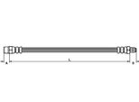 Tubo Freno 270Mm Metzger Per Volvo V70 Ii