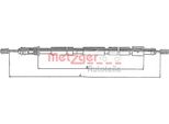 Metzger 10.6021 Cavo Freno A Mano Posteriore Sinistro