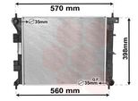 Van Wezel 82002338 Radiatore Radiatore Acqua Radiatore Motore Per Hyundai I30 (Gd) Per Kia Cee'd (Jd)