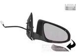 Van Wezel 5407808 Specchietto Esterno Specchietto Laterale Destro Per Toyota Auris (NZE18, ZRE18) Convesso Riscaldato Primerizzato