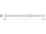 Tubo Freno 603Mm Metzger Per Bmw X5 (E70)