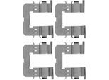 Hella 8DZ 355 204-361 Kit Di Accessori Per Pastiglie Freno A Disco Posteriori Per Mazda Mpv Ii (Lw) Per Subaru Forester (Sj)