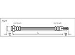 Metzger 4112299 Tubo Freno Per Saab 9000 Hatchback 9000