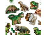 Ses Creative® 01406 Ses Creative® Set Per Colata Di Gesso Dinosauro Multicolore