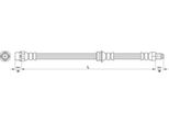 Tubo Freno 436Mm Metzger Per Bmw X5 (E70)