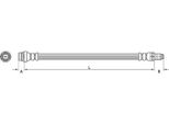 Tubo Freno 392Mm Metzger Per Ford Mondeo Iv