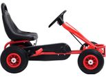 Vidaxl Go-Kart A Pedali Con Pneumatici Rosso