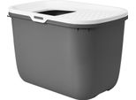 Savic "Hop In"", Lettiera Per Gatti 58,5 X 39 X 39,5 Cm Antracite - Bianco"