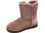 G4284 Stivale Bimba Girl Ugg Bailey Button Violet Boot Kid