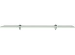 Vidaxl Mensola Galleggiante In Vetro 80X10 Cm 8 Mm