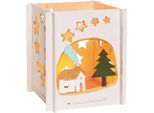 Pebaro | Kit In Legno - Casa Di Natale Con Portacandele