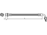Tubo Freno 270Mm Metzger Per Toyota Rav 4