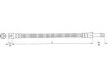 Tubo Freno 195Mm Metzger Per Vw Transporter T5