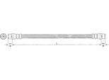 Tubo Freno 255Mm Metzger Per Vw Transporter T5