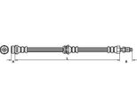 Tubo Freno 408Mm Metzger Per Mazda 3 Notchback
