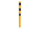 Schake Absperrpfosten Typ 489B, Ortsfest, Ø 89Mm, Zum Einbetonieren, Gelb/ Schwarz (489BG)