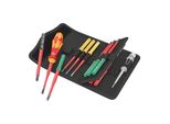 Wera Vde-Wechselklingen Mit Handhalter, Kraftform Kompakt Vde 16 Extra Slim 1 Tool Finder, 16-Teilig (05006608001)