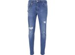 Bequeme Jeans 2Y Premium "2Y Premium Herren 2Y Tapered Fit Jeans", Herren, Gr. 38, NormalgrößEn, Blau, 98% Baumwolle, 2% Elasthan, Unifarben, Jeans