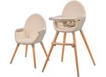 Hochstuhl KINDERKRAFT FINI 2, Baby, Gr. B/H/T: 55cm x 96cm x 58,5cm, beige, Stühle Hochstuhl