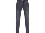 Bequeme Jeans 2Y Premium "2Y Premium Herren 2Y Tapered Fit Jeans", Herren, Gr. 38, NormalgrößEn, Anthrazit, 97% Baumwolle, 3% Elasthan, Unifarben, Jeans