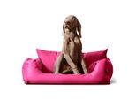 Tierlando NEMO Hundebett Hundesofa S M L Hundekorb Katzenbett 65 80 100cm pink 65 cm, 20 cm, 50 cm