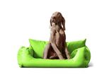Tierlando NEMO Hundebett Hundesofa S M L Hundekorb Katzenbett 65 80 100cm kiwi 80 cm, 22 cm, 60 cm