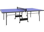 Tischtennisplatte klappbar Mid Size Tischtennistisch inklusive Tischtennisnetz 3 Bälle 12mm Tischplatte