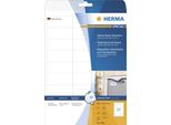 Etichette Inkjet A4 Bianco 63,5X29,6 Mm Pellicola Resistente Alle Intemperie Opaca 270 Pz.
